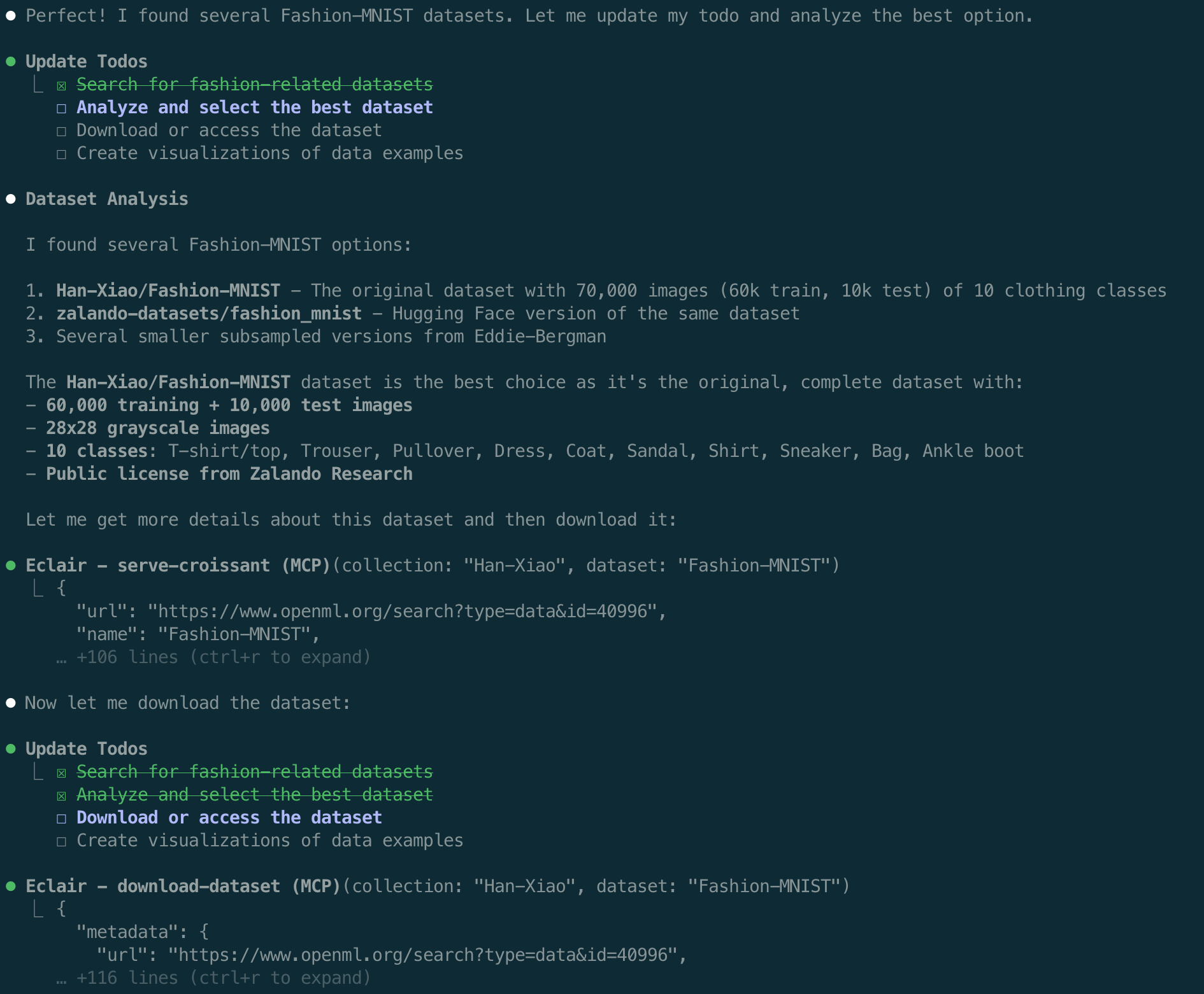 Dataset Selection