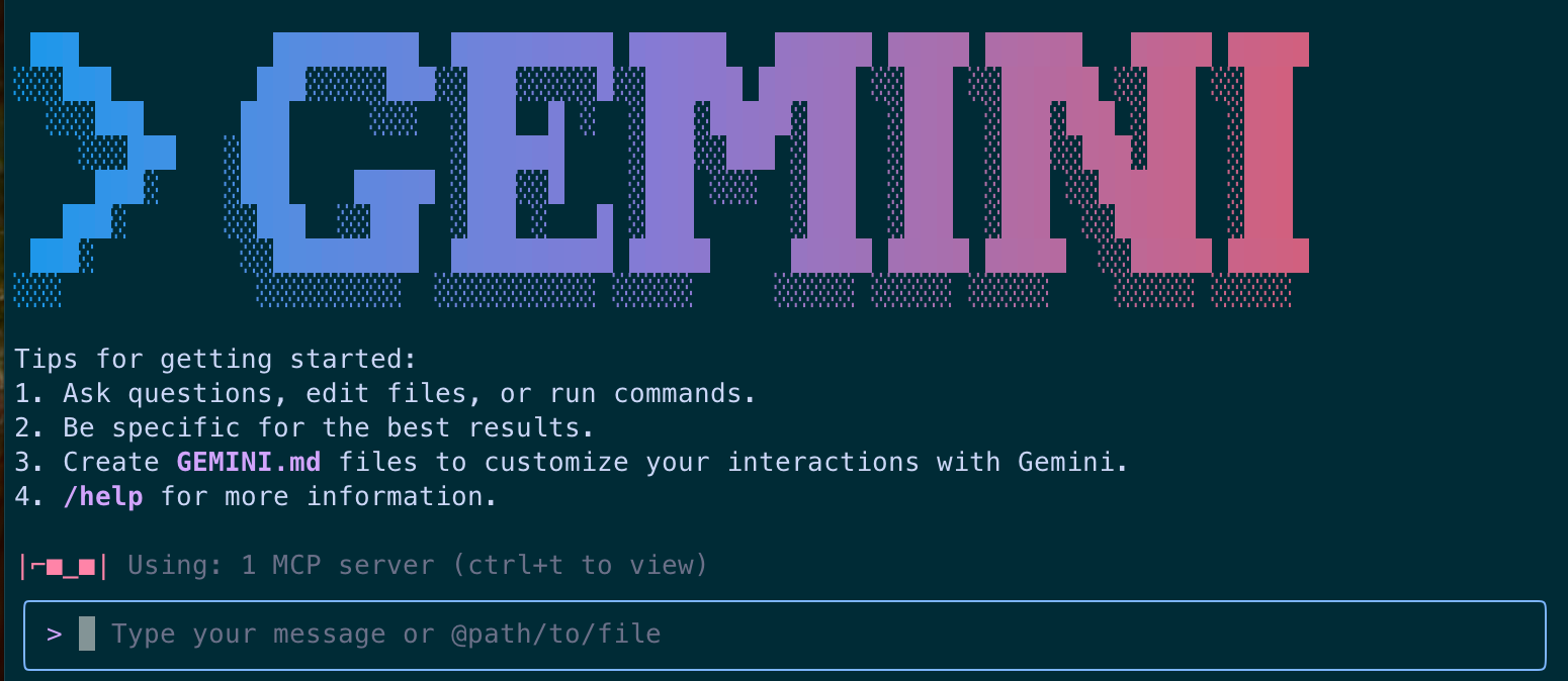 Gemini CLI Interface